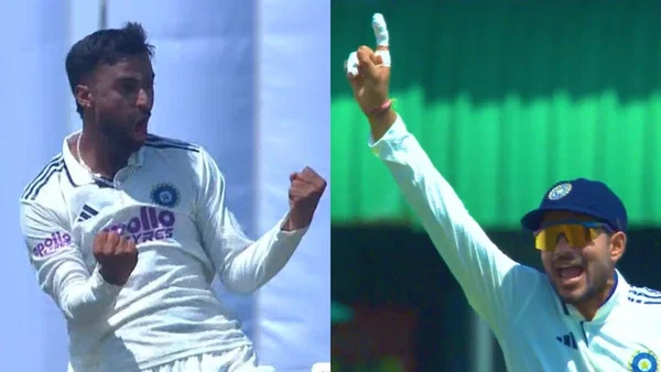 Manav Suthar Dismisses Dinesh Chandimal First Ball Pant Takes Stunner