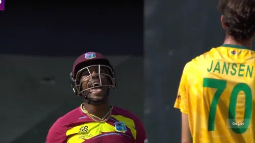 Matthew Forde Hammers Marco Jansen For A Six Then Gets Into Heated Clash In T20 World Cup