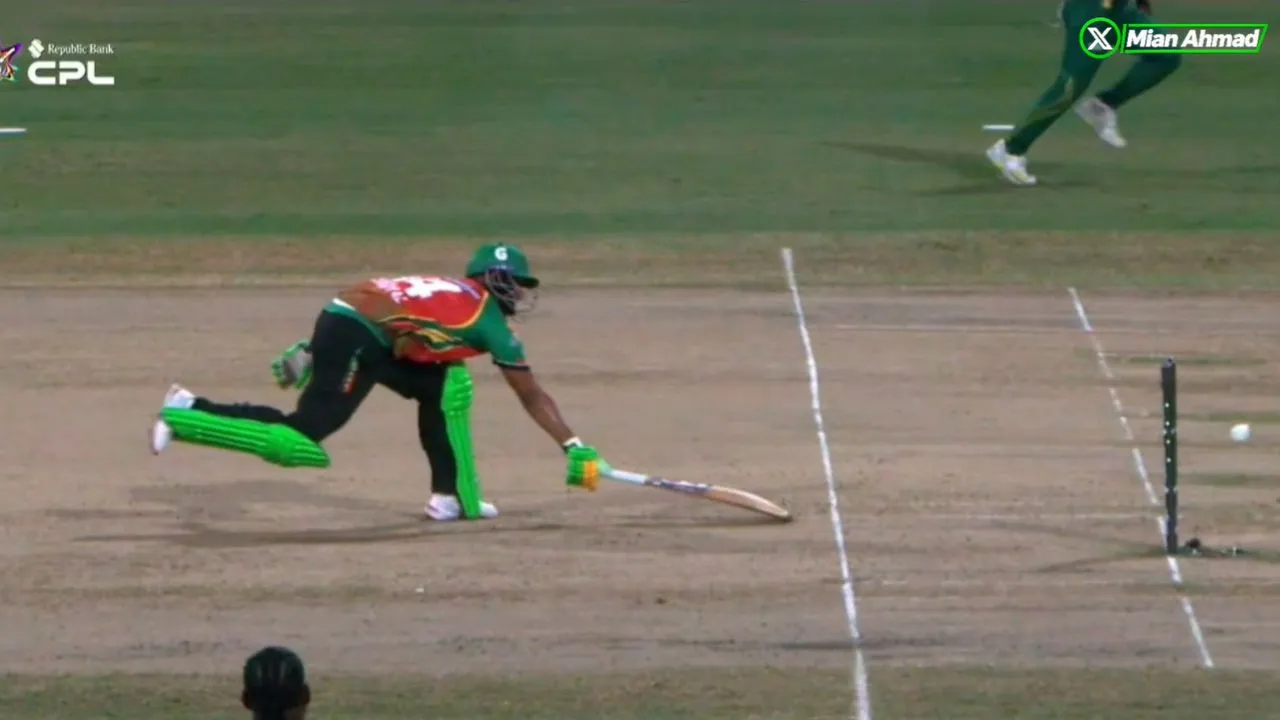 Mavendra Dindyal survives bizarre run-out after Keemo Paul’s direct hit in CPL 2026