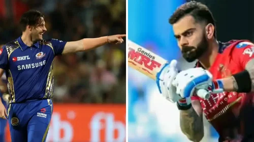 Mitchell McClenaghan And Virat Kohli