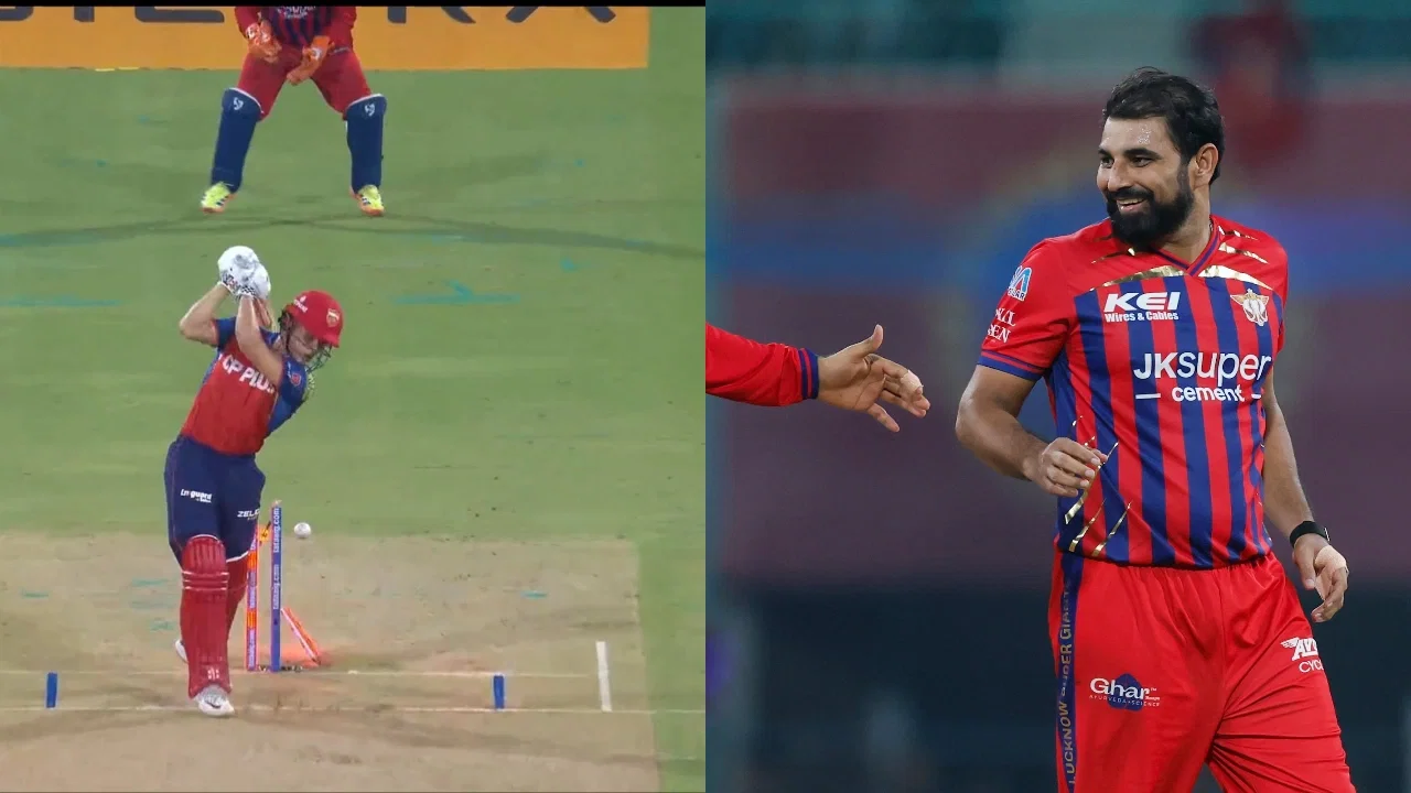 Mohammed Shami bamboozles Cooper Connolly in the LSG vs PBKS IPL 2026 clash