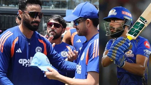 Naman Dhir Makes ODI Debut Receives India Cap From Shubman Gill 1