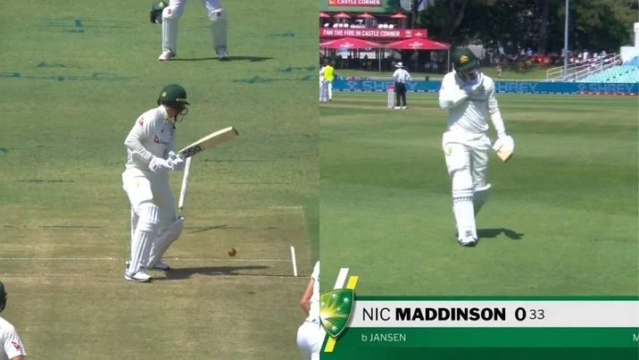 Nic Maddinson Endures 33 Ball Duck On First Test Appearance Since 2016