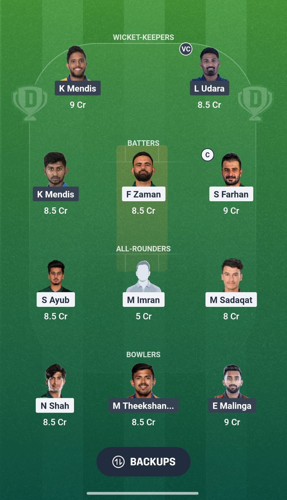 PAK Vs SL