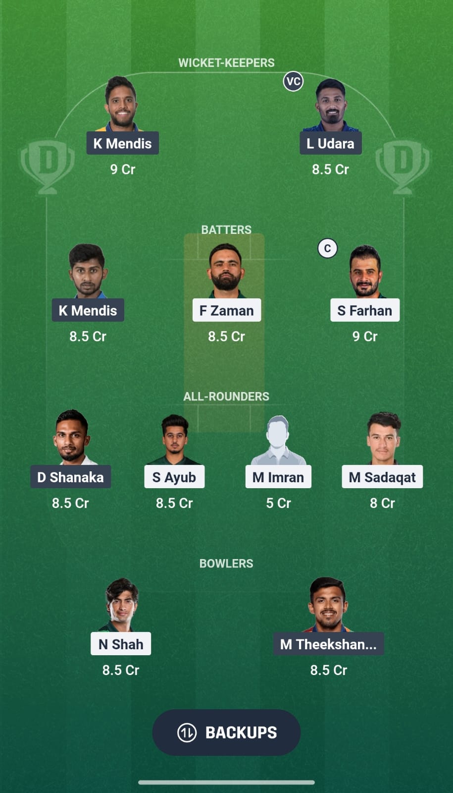 PAK Vs SL