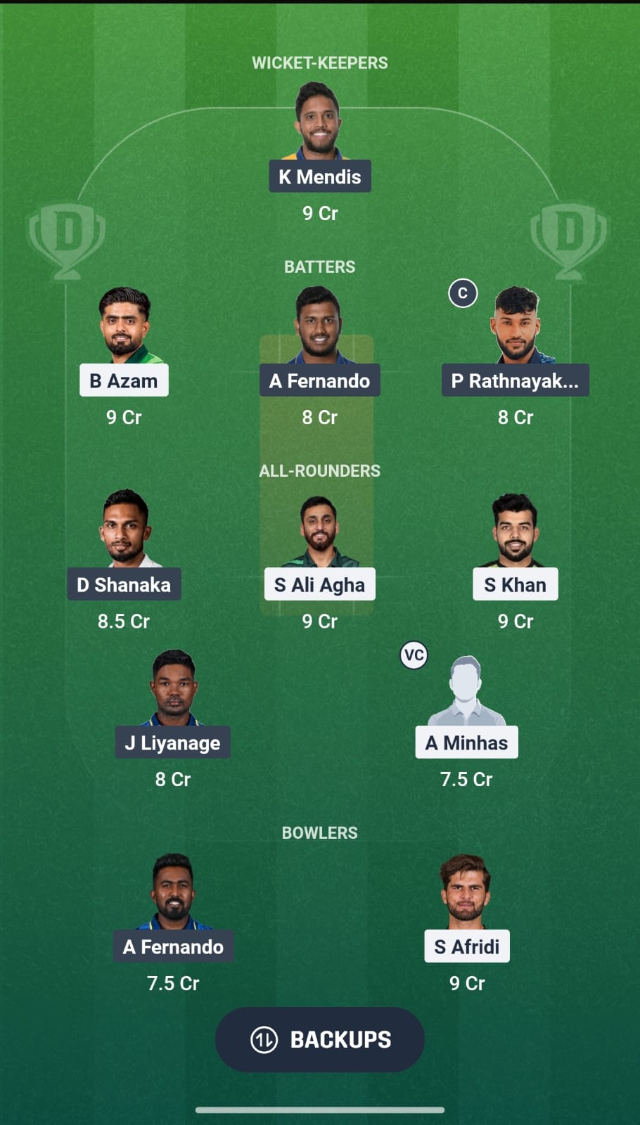 PAK Vs SL