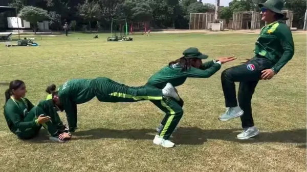 Pakistan U19 women’s training video