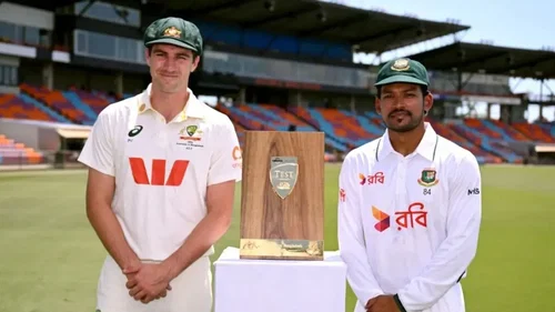 Pat Cummins and Najmul Hossain Shanto ahead of AUS vs BAN 1st Test
