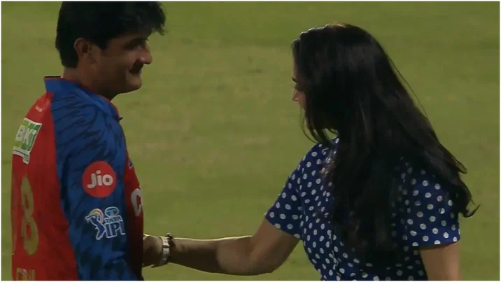 Punjab Kings' Priyansh Arya And Preity Zinta
