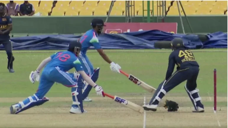 Priyansh Arya Suffers Bizarre Run Out