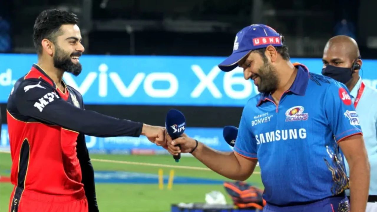 RCB Virat Kohli And MI Rohit Sharma