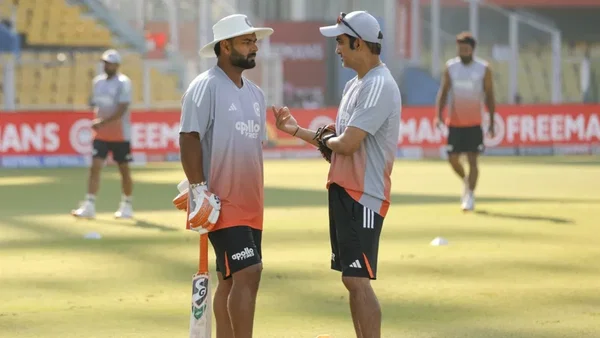 Rishabh Pant With Gautam Gambhir