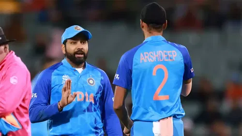 Rohit Sharma And Arshdeep Singh