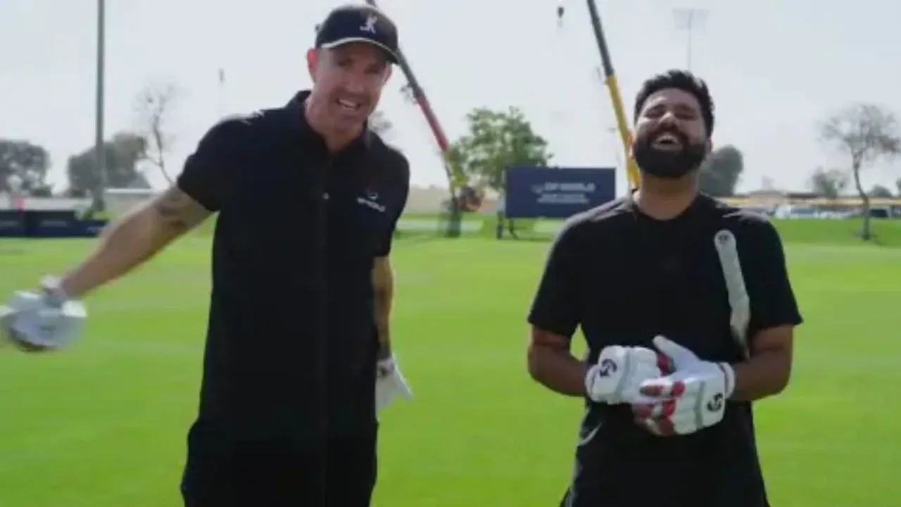 Rohit Sharma And Kevin Pietersen