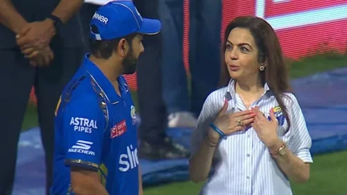 Rohit Sharma And Nita Ambani