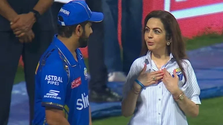 Rohit Sharma And Nita Ambani