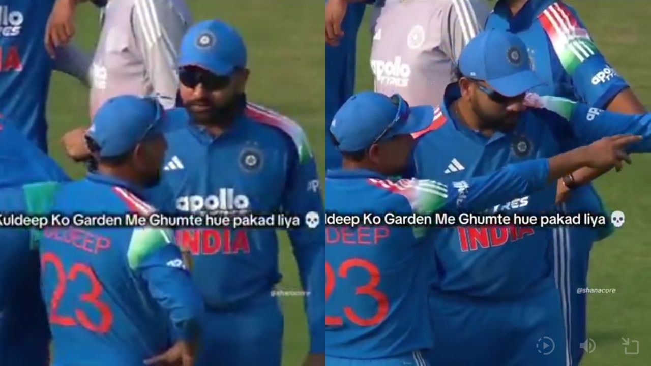 Rohit Sharma Bashes Kuldeep Yadav