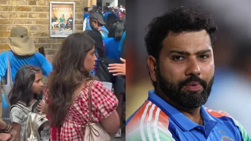 Rohit Sharma Wife Ritika Sajdeh At Lords
