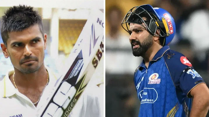 S Badrinath And Rohit Sharma