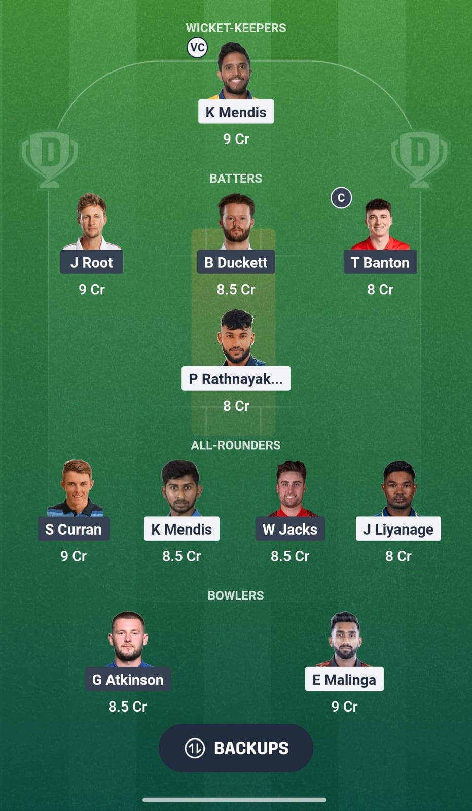 SL Vs ENG