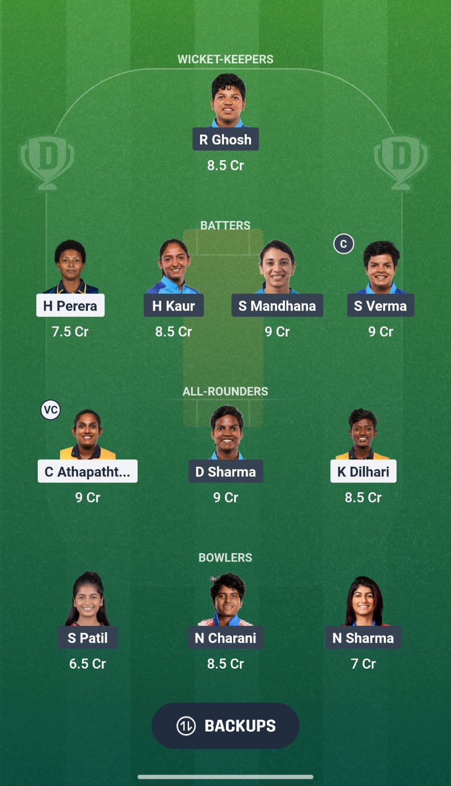 SL Vs IND