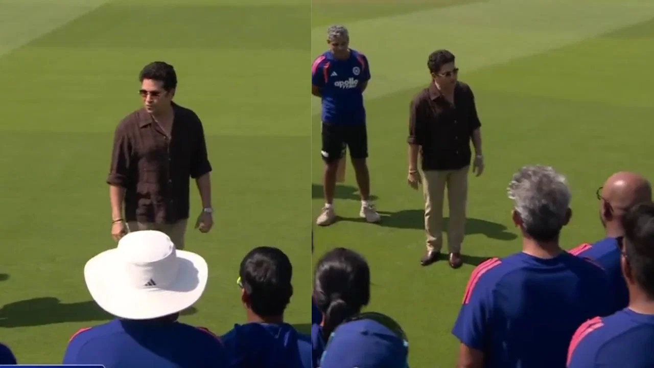 Watch: Sachin Tendulkar gives pep talk to India Womens team during Lords Test vs England