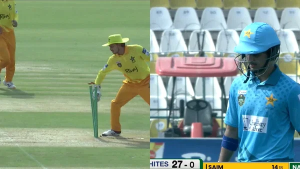 Saim Ayub Run Out
