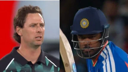 Sanju Samson Does A KL Rahul Plays First Over Maiden Against Matt Henry In 2nd T20I