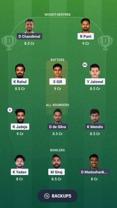 IND vs SL