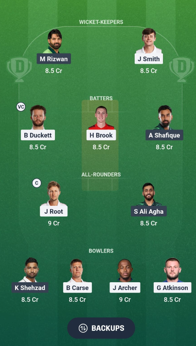 ENG vs PAK