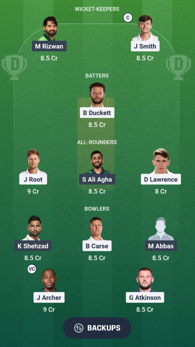 ENG vs PAK