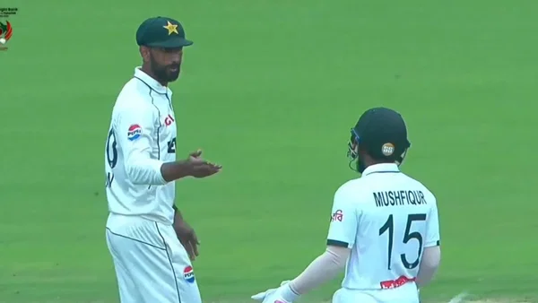Shan Masood And Mushfiqur Rahim Involved In Heated Verbal Altercation During BAN Vs PAK 2nd Test