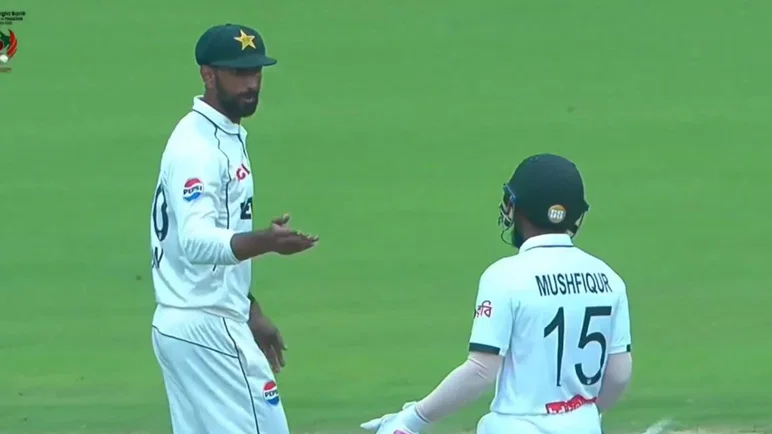 Shan Masood And Mushfiqur Rahim Involved In Heated Verbal Altercation During BAN Vs PAK 2nd Test