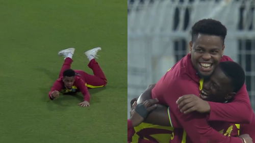 Shimron Hetmyer Catch To Dismiss George Munsey