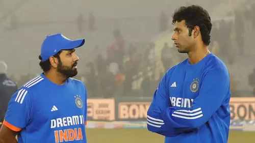 Shivam Dube and Rohit Sharma