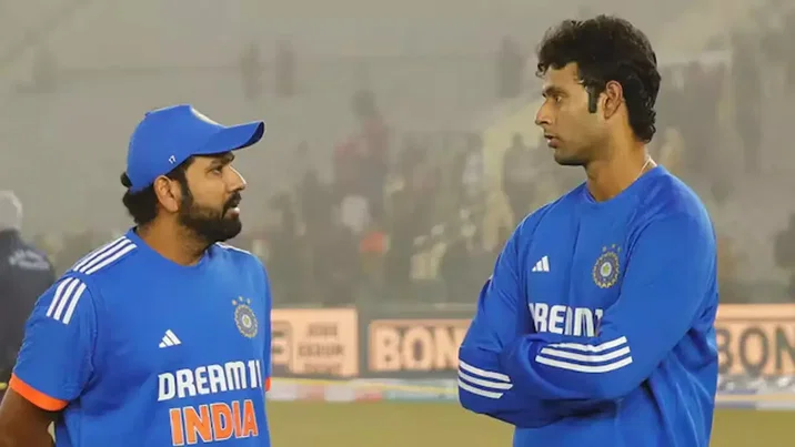 Shivam Dube and Rohit Sharma