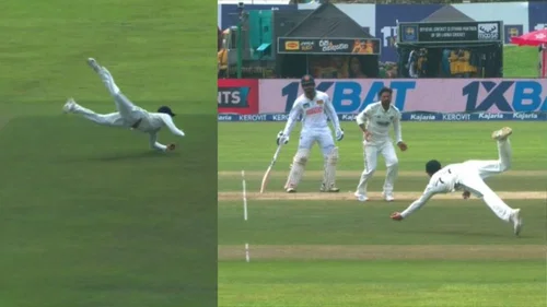 Shubman Gill Catch To Dismiss Kamindu Mendis