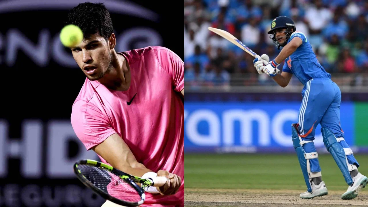 Shubman Gill compares his trademark shot to Carlos Alcarazs drop shot