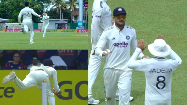 Shubman Gill Takes Diving Catch To Dismiss Kamindu Mendis In 2nd Test 1