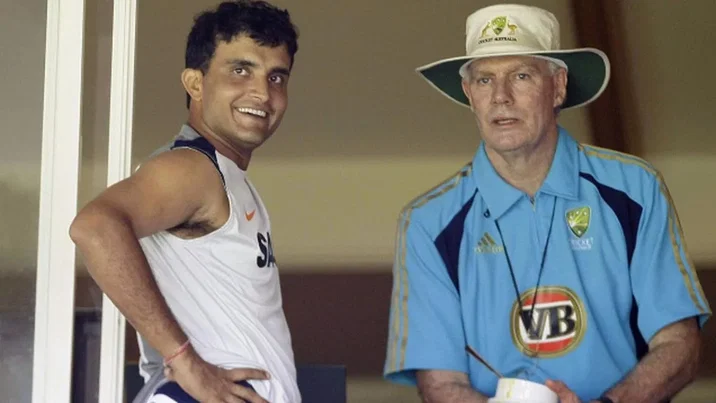 Sourav Ganguly And Greg Chappell