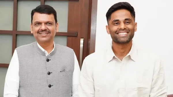 Suryakumar Yadav Meets Maharashtra CM