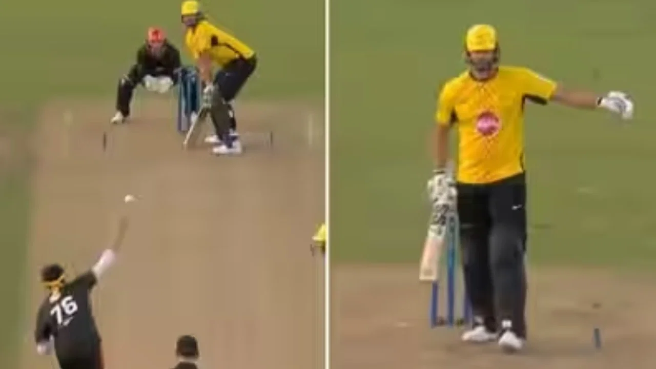Watch: Tim David visibly frustrated after Usman Tariq dismissal, nearly opts for review Watch: Tim David visibly frustrated after Usman Tariq dismissal, nearly opts for review