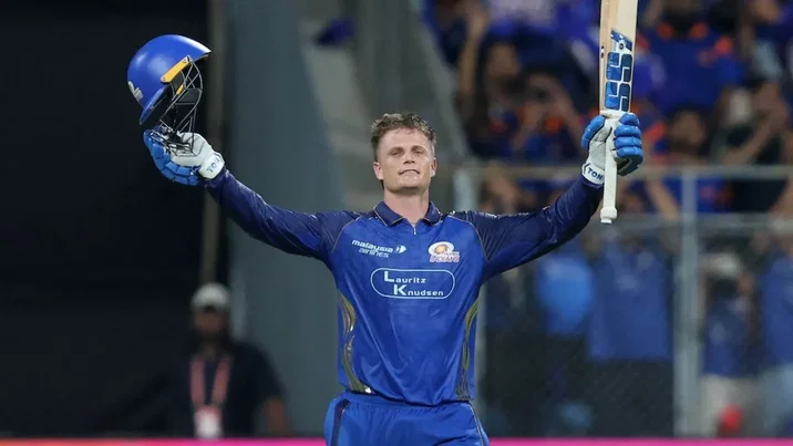 Ryan Rickelton scores his maiden IPL hundred