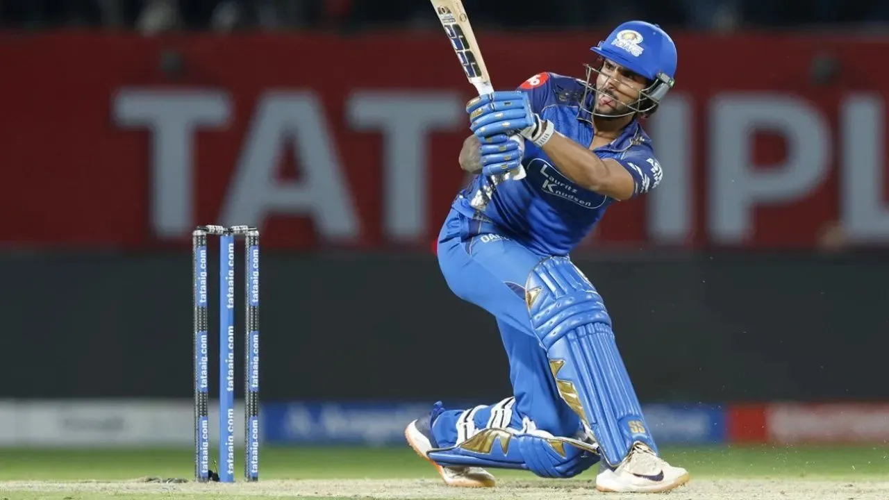 WATCH: Tilak Varma absolutely demolishes Yuzvendra Chahal with monstrous 106 meter six; send ball out of ground