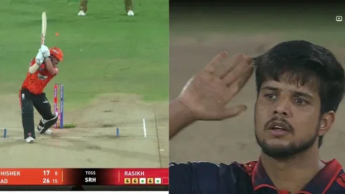 WATCH: Rasikh Dar pulls out special celebration after rattling Travis Head’s stumps
