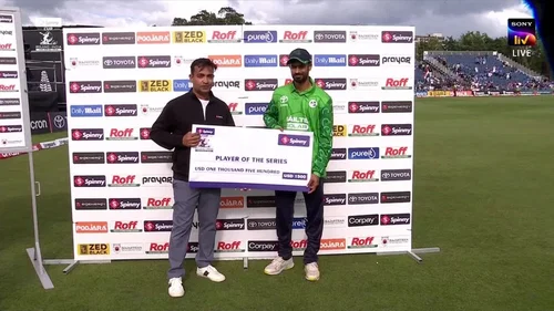 Jai Moondra reflects on POTM heroics after handing India first T20I series defeat