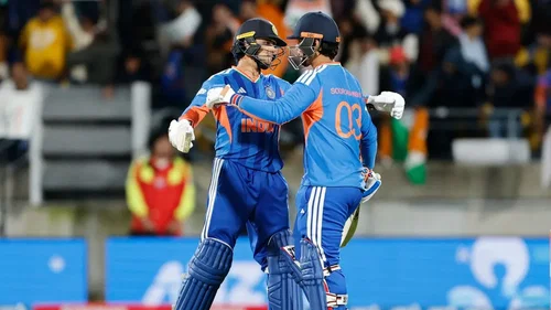Vaibhav Sooryavanshi, Abhishek Sharma create history as India smashes fastest T20I 100