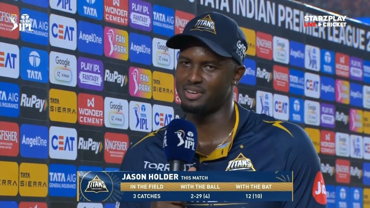 Happy to contribute: Jason Holder delighted after match-winning show, bags POTM in GT vs RCB