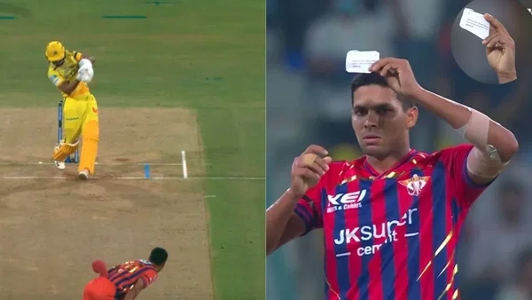 Akash Singh brings out Abhishek Sharma’s iconic slip celebration after dismissing Ruturaj Gaikwad in LSG vs CSK clash