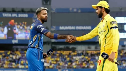 Ruturaj Gaikwad and Hardik Pandya -CSK vs MI Impact Players Today: Toss Report, Playing XIs, Latest Updates IPL 2026 Match 44